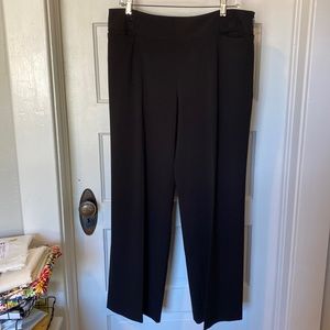 Liz Claiborne Audra black trouser slacks pants size 14